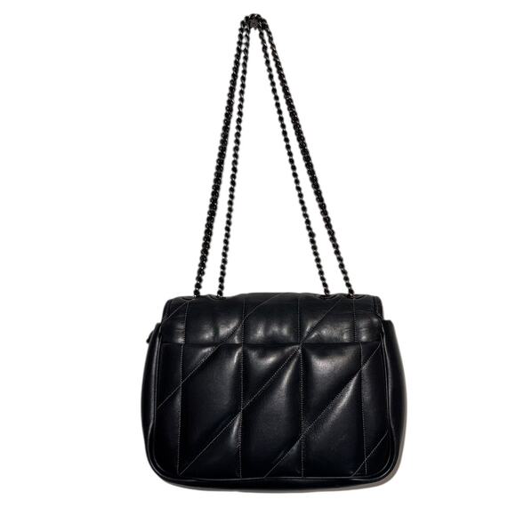 COACH Quilted Pillow Madison Shoulder & Crossbody Bag in Black Nappa Leather - Picture 4 of 16